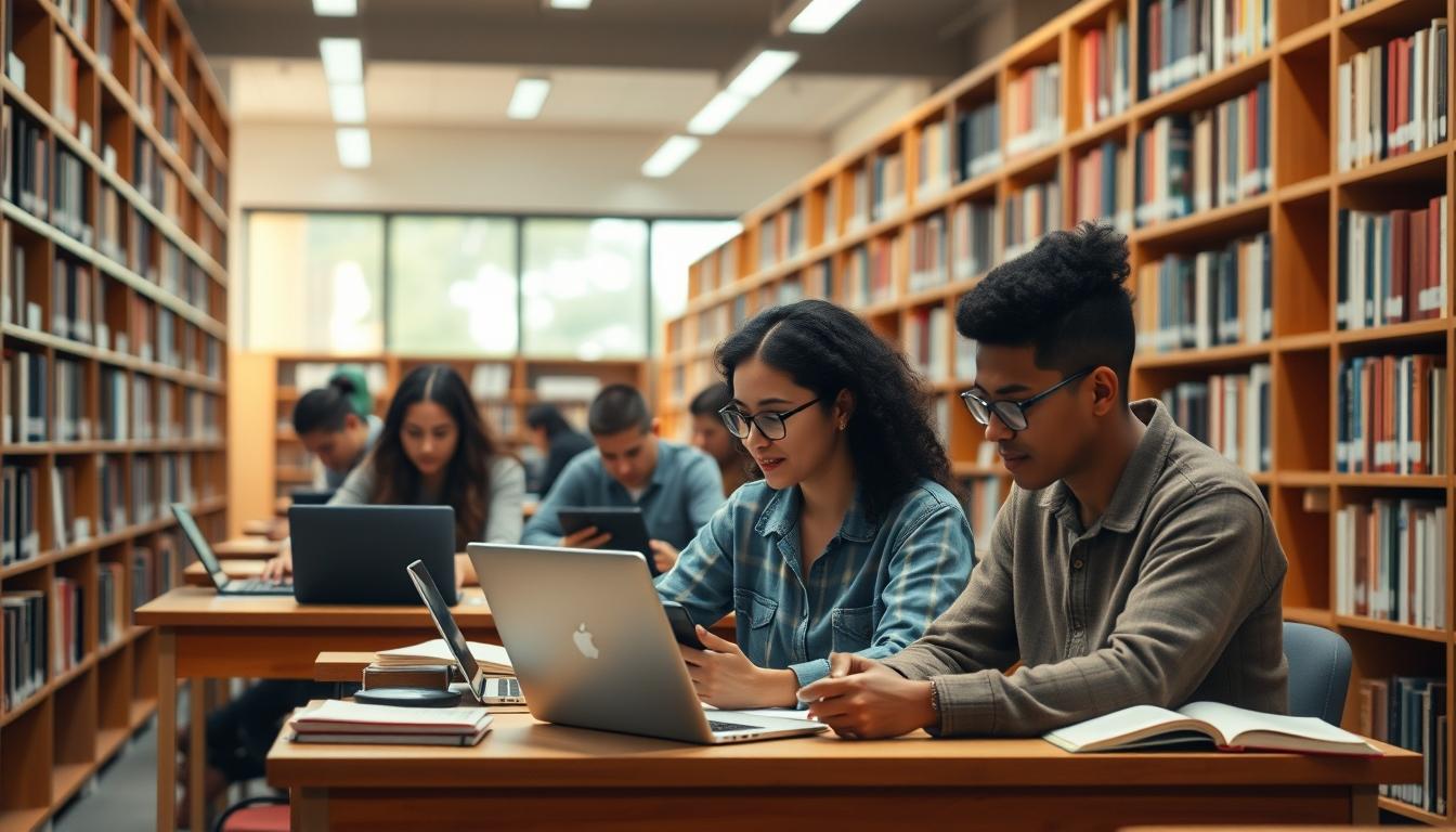 Student using online courses for flexible education